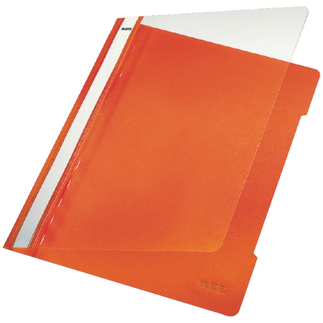 Snelhechter Leitz Standaard A4 gerecycled PP oranje