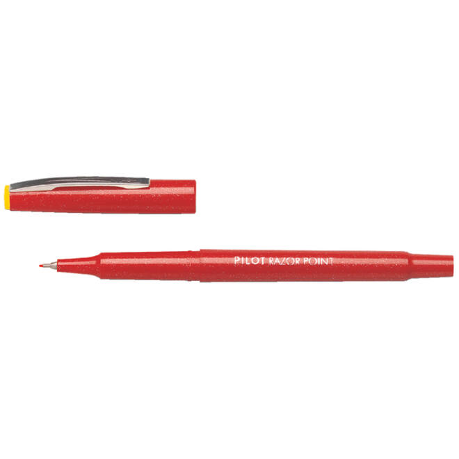 Fineliner PILOT Razor Point fijn rood