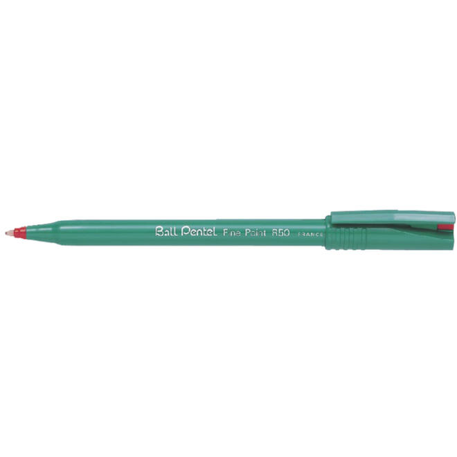 Rollerpen Pentel R50 medium rood