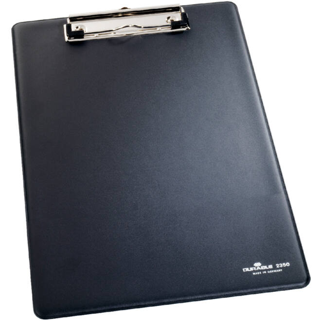 Klembord Durable 2350 A4 met kopklem zwart