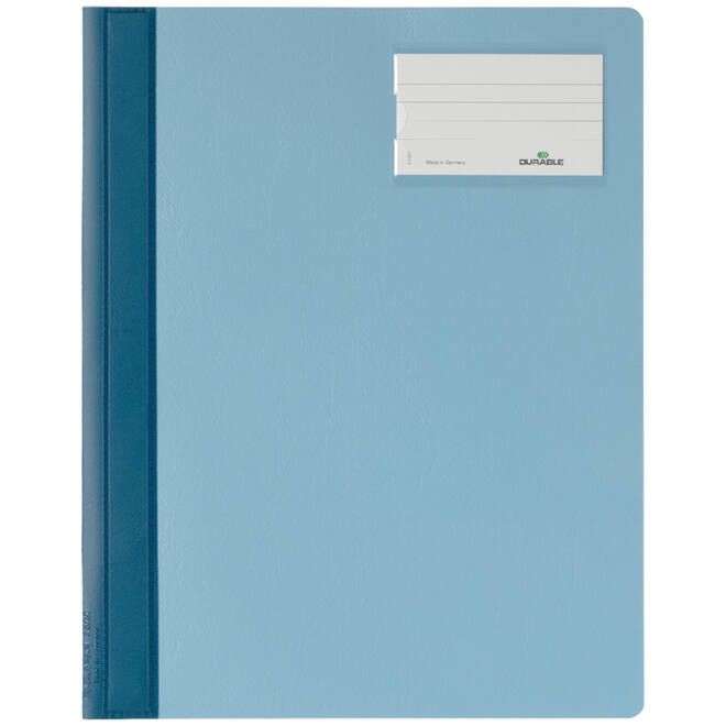 Snelhechter Durable A4 PVC etiketvenster blauw