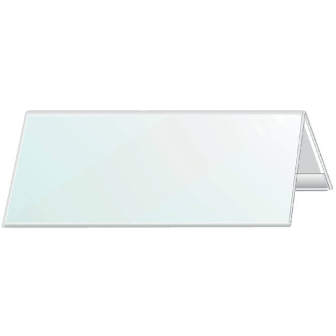 Tafelnaambord Durable 8053 105x297mm transparant