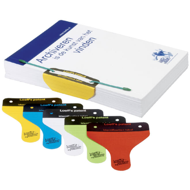 Archieflabel Loeff's karton groen