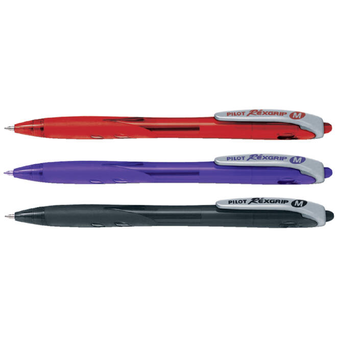 Balpen PILOT Begreen Rexgrip medium blauw