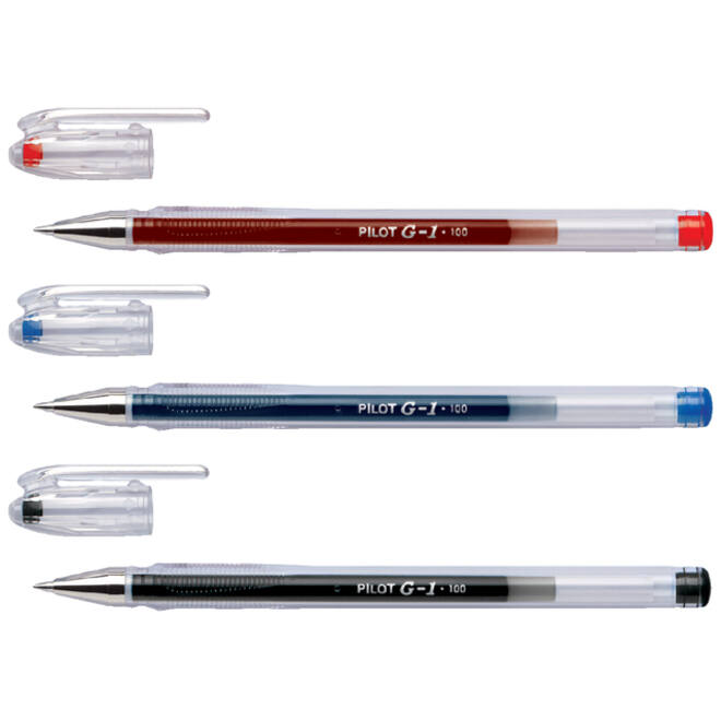 Gelschrijver PILOT G-1 medium zwart