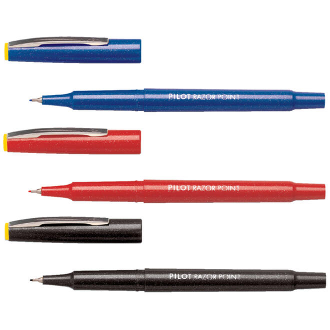 Fineliner PILOT Razor Point fijn rood