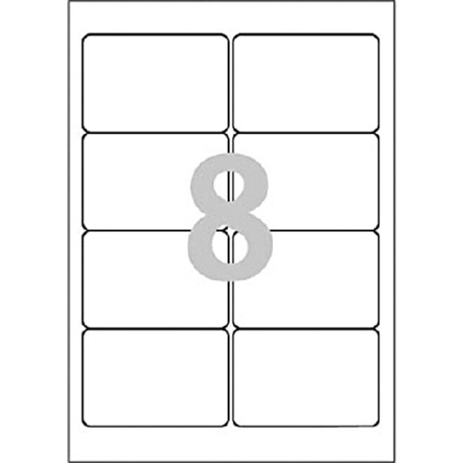 Etiket Avery L4745REV-25 96x63.5mm afneembaar wit 200stuks