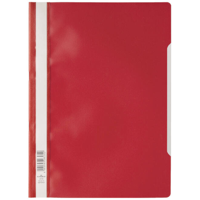 Snelhechter Durable A4 PP rood