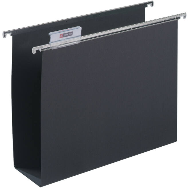 Hangmap Djois Alzicht A4 frontaal U-bodem 80mm zwart