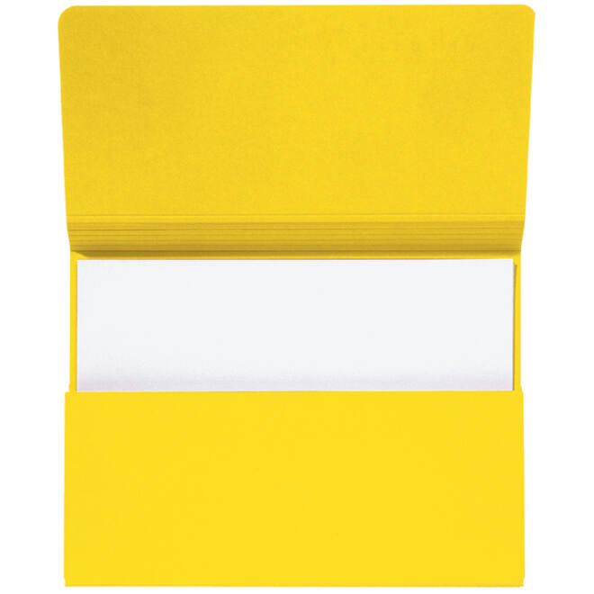Pocketmap Secolor folio 270gr geel