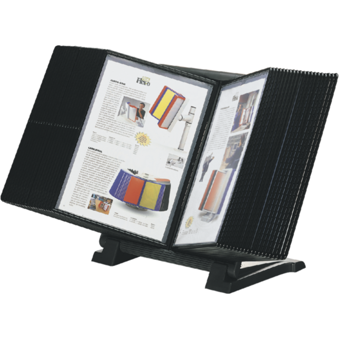 Infomanager Djois Flex-O-Frame basis met 10-tassen antraciet/blauw