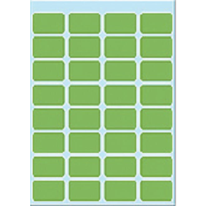 Etiket HERMA 3645 12x19mm groen 160stuks
