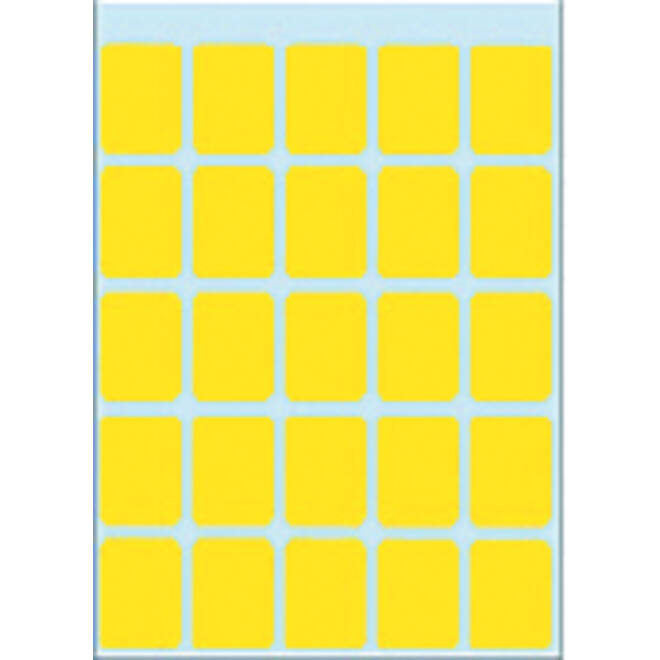Etiket HERMA 3661 15x20mm geel 125 stuks