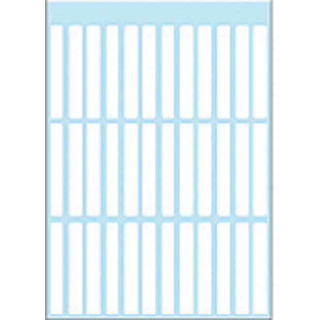 Etiket HERMA 3735 5x35mm wit 252 stuks