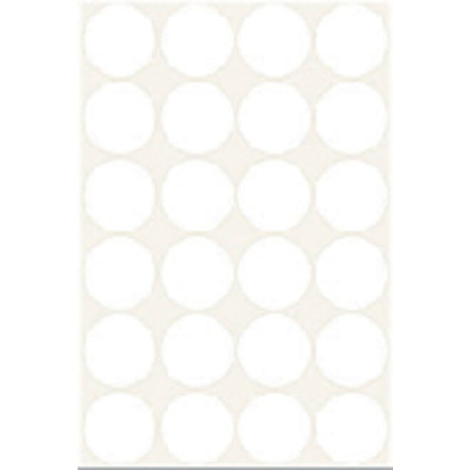 Etiket HERMA 2260 rond 25mm wit 768stuks