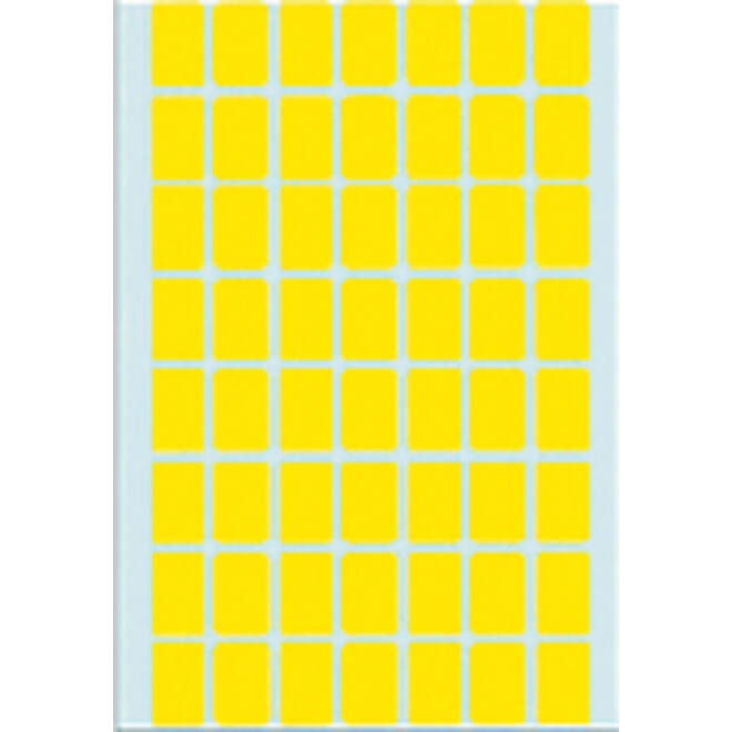 Etiket HERMA 2341 12x18mm geel 1792stuks