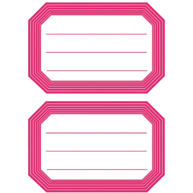 Etiket HERMA 5712 82x55mm schrift rode rand 12stuks