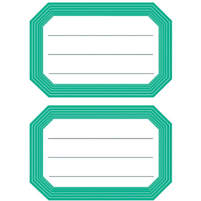 Etiket HERMA 5716 82x55mm schrift groene rand 12stuks