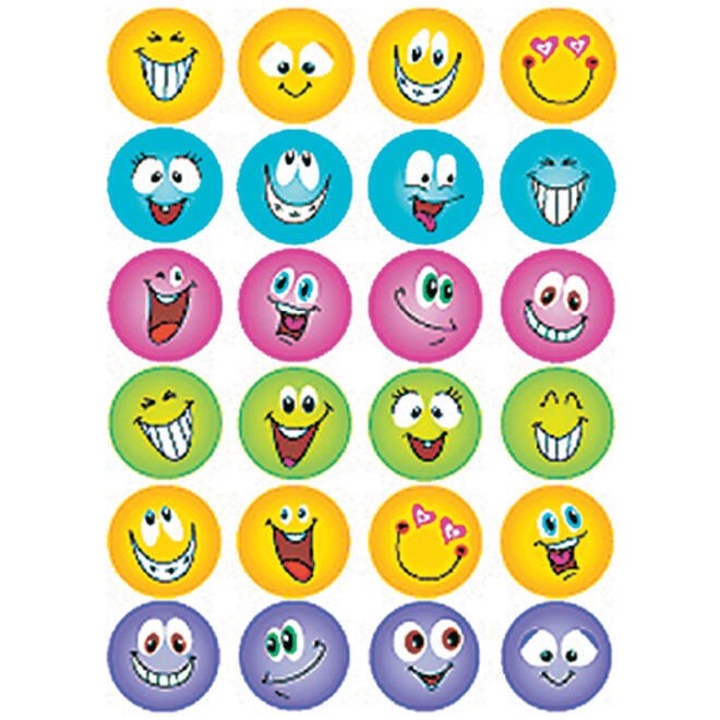 Etiket HERMA 6818 smiley glitter folie