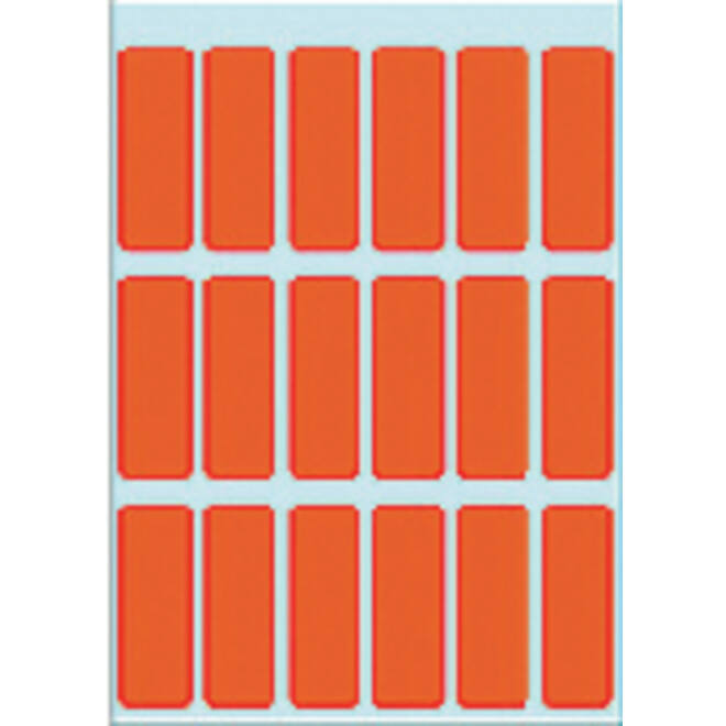 Etiket HERMA 3652 12x34mm rood 90 stuks