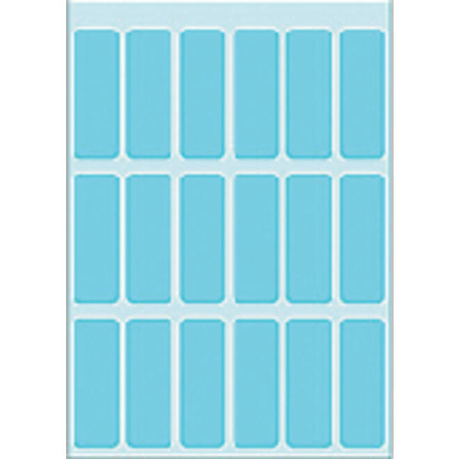 Etiket HERMA 3653 12x34mm blauw 90 stuks
