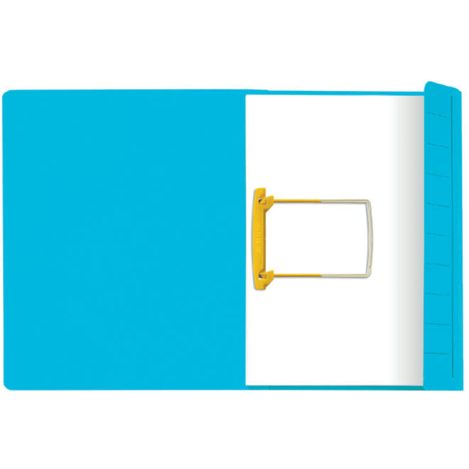 Clipmap Secolor A4 100% gerecycled karton 250gr blauw verpakt per 10 stuks