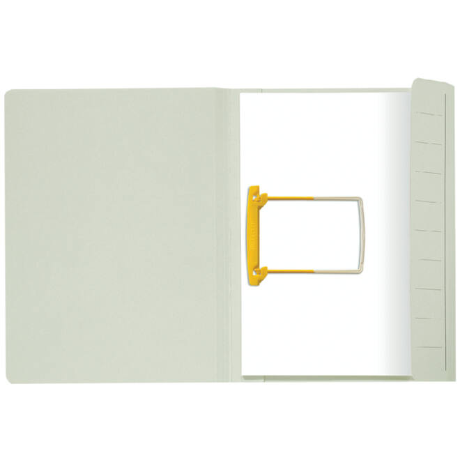 Clipmap Secolor A4 100% gerecycled karton 250gr grijs verpakt per 10 stuks