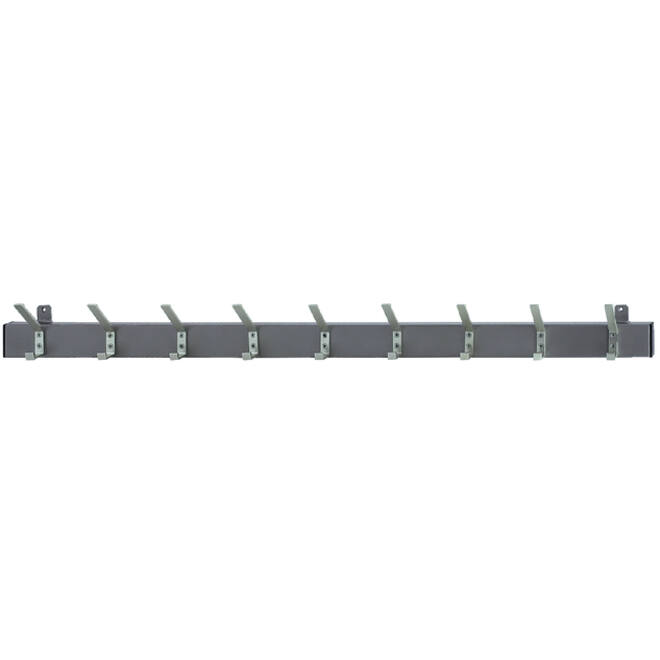 Kapstok wand VepaBins met 9 dubbele haken