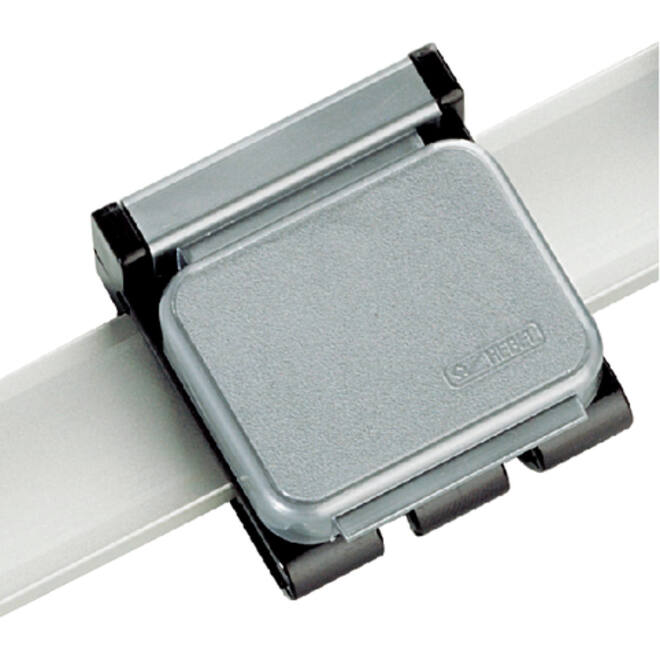 Klemboy MAUL 62630 magnetisch verschuifbaar grijs
