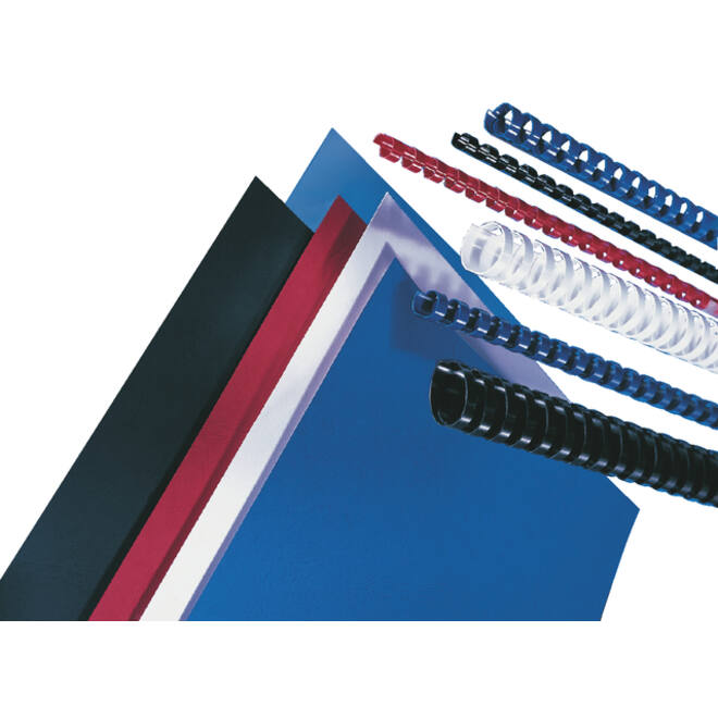 Voorblad GBC A4 Polycover 300micron donkerrood 100stuks