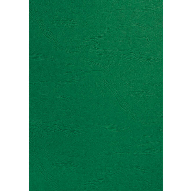 Voorblad GBC A4 lederlook groen 100stuks