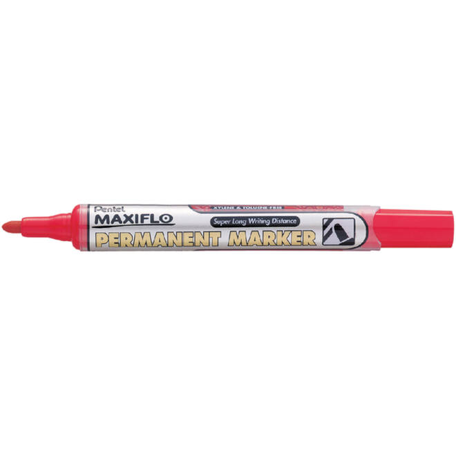Viltstift Pentel NLF50 Maxiflo rond 1mm rood