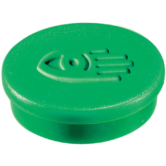 Magneet Legamaster 35mm super 2500gr groen 2stuks