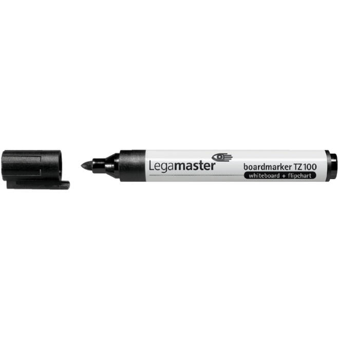 Viltstift Legamaster TZ 100 whiteboard rond 1.5-3mm zwart