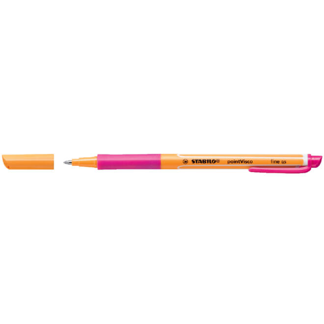 Rollerpen STABILO PointVisco 1099/56 fijn roze