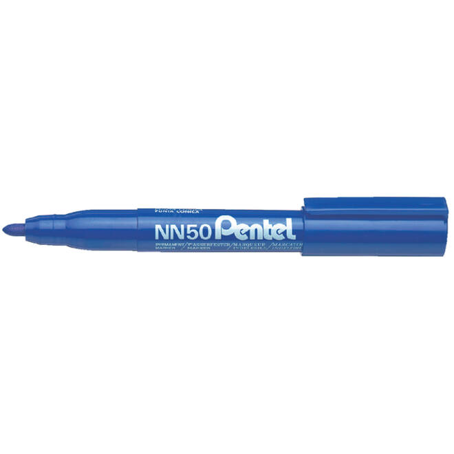Viltstift Pentel NN50 rond 1.3-3mm blauw