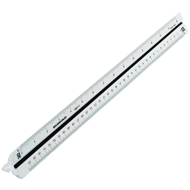 Schaalstok Rumold 150/30 4 1:100/200/250/300/400/5
