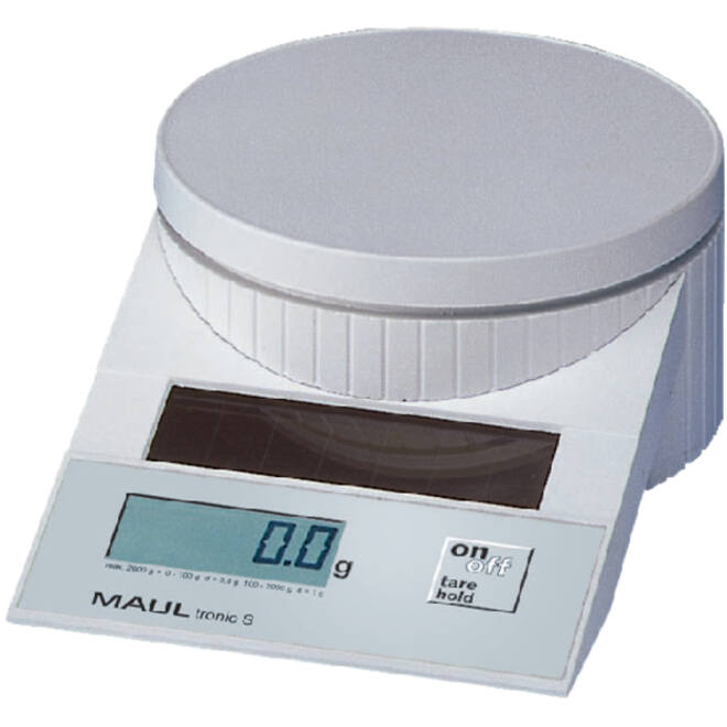 Briefweger MAUL Tronic solar tot 5000 gram wit