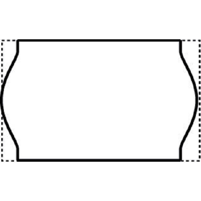 Prijsetiket 16x26mm Open-Data S14/Sato Judo permanent wit