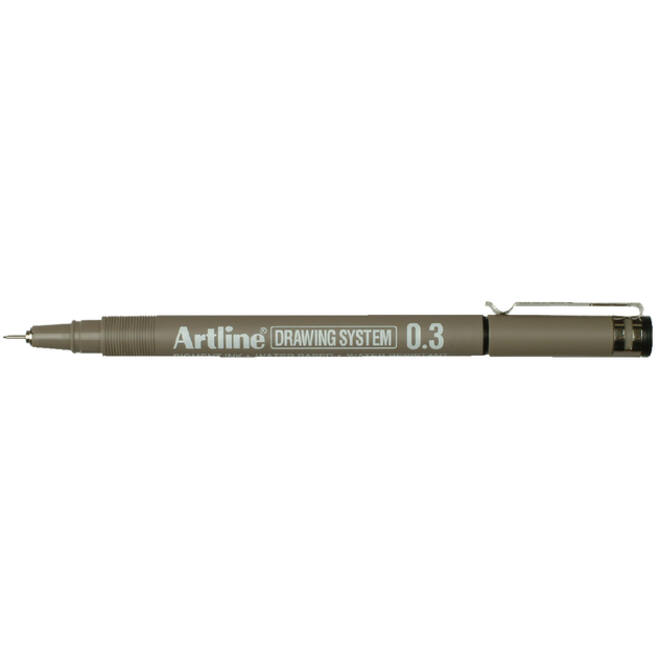 Fineliner Artline technisch 0.3mm zwart