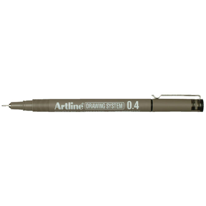 Fineliner Artline technisch 0.4mm zwart