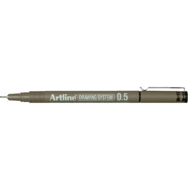 Fineliner Artline technisch 0.5mm zwart