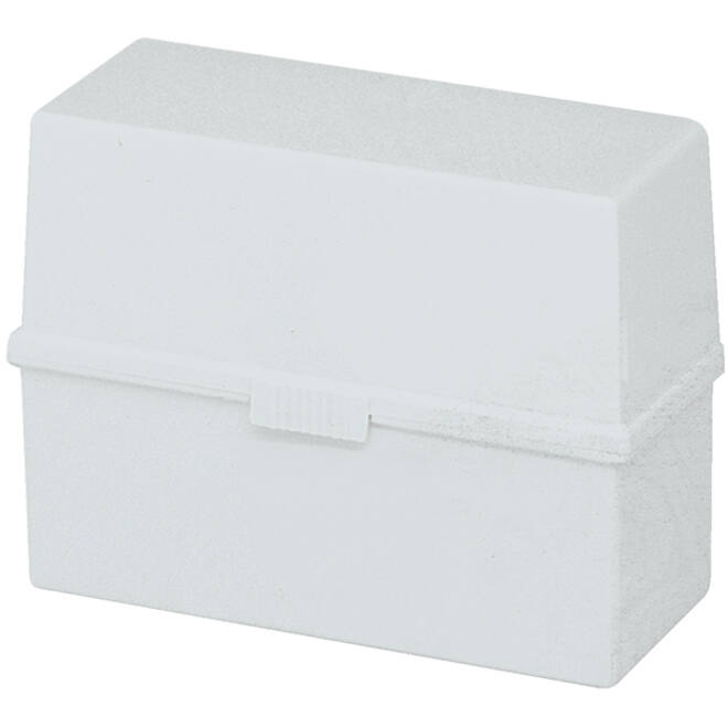 Kaartenbak Exacompta A5 kunststof grijs