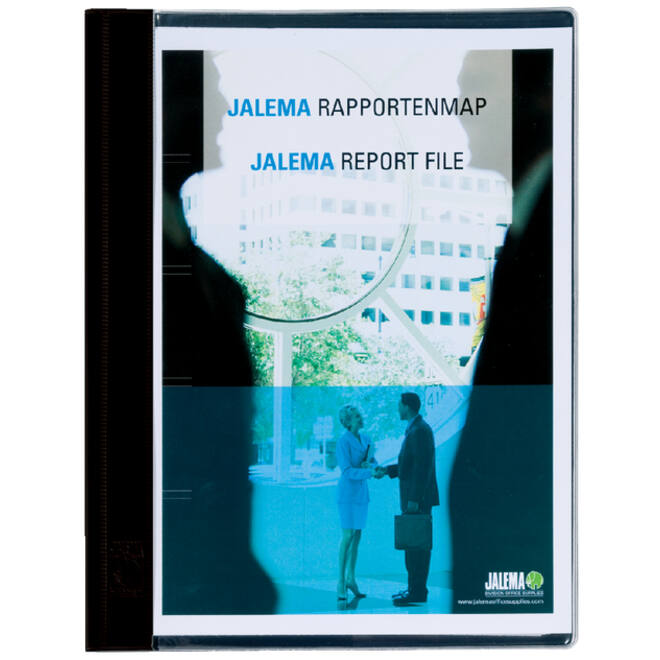 Rapportenmap Jalema A4 met snelhechter zwart