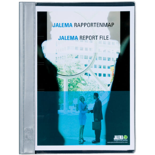 Rapportenmap Jalema A4 met snelhechter grijs