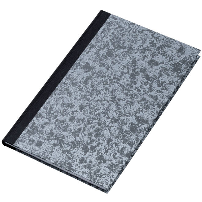 Notitieboek Djois Atlanta Excellent genaaid 330x205mm 288blz lijn grijs gewolkt