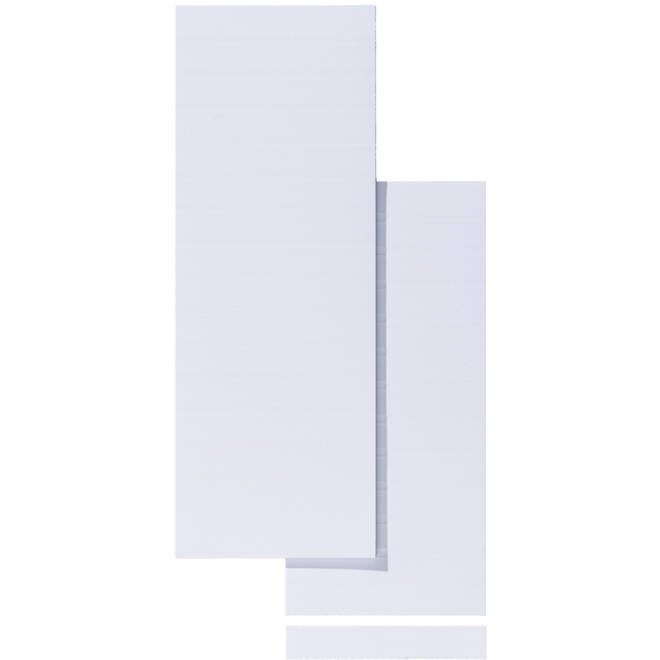 Ruiterstrook voor Djois Alzicht hangmappen 100mm wit 25 stuks