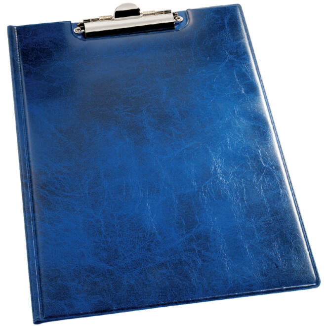 Klembordmap Durable 2355 met kopklem en insteek blauw