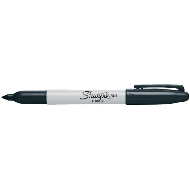 Viltstift Sharpie rond fijn zwart