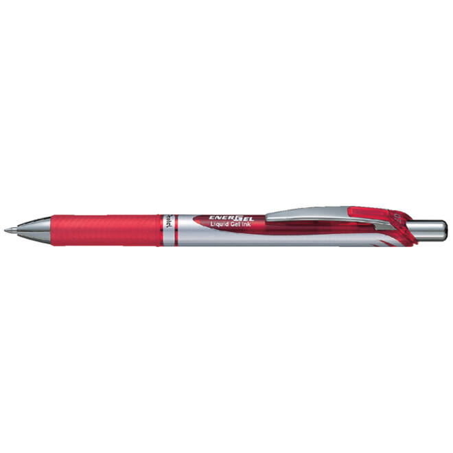 Gelschrijver Pentel BL77 Energel medium rood